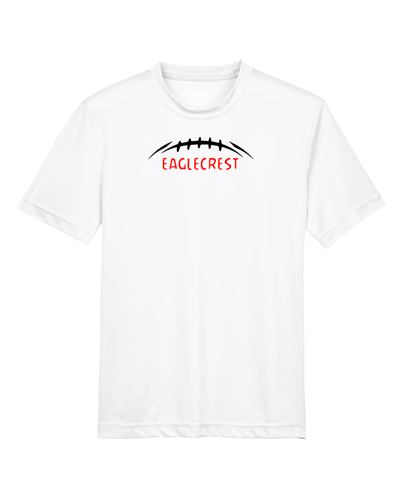 Eaglecrest HS Football Laces - Youth Performance Shirt