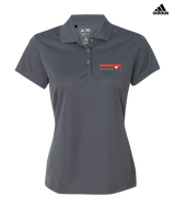 Eaglecrest HS Football Stripes - Adidas Womens Polo
