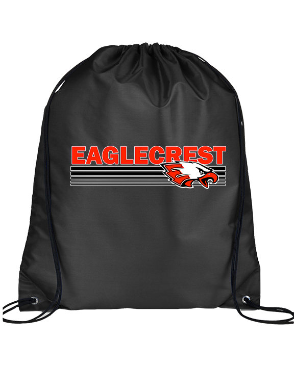 Eaglecrest HS Football Stripes - Drawstring Bag