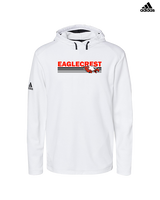 Eaglecrest HS Football Stripes - Mens Adidas Hoodie