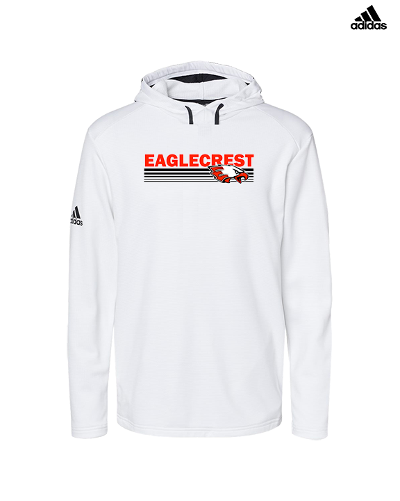 Eaglecrest HS Football Stripes - Mens Adidas Hoodie