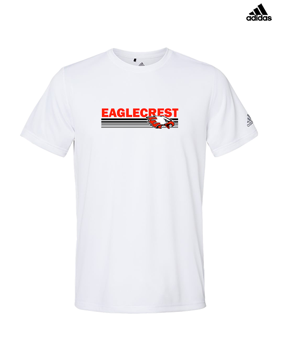 Eaglecrest HS Football Stripes - Mens Adidas Performance Shirt