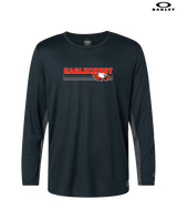 Eaglecrest HS Football Stripes - Mens Oakley Longsleeve