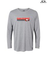 Eaglecrest HS Football Stripes - Mens Oakley Longsleeve