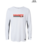 Eaglecrest HS Football Stripes - Mens Oakley Longsleeve