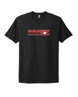 Eaglecrest HS Football Stripes - Mens Select Cotton T-Shirt