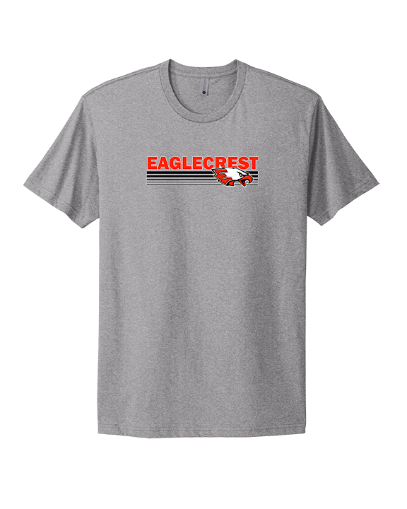 Eaglecrest HS Football Stripes - Mens Select Cotton T-Shirt