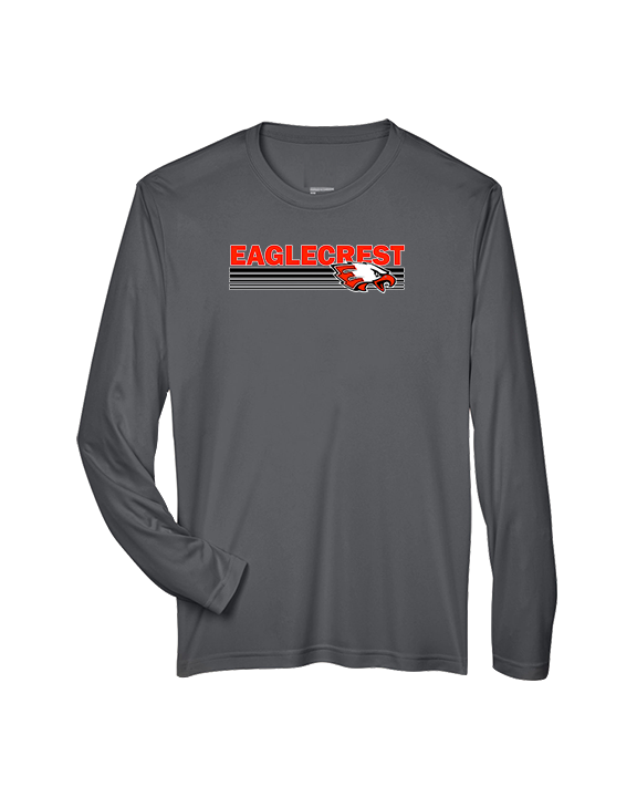 Eaglecrest HS Football Stripes - Performance Longsleeve