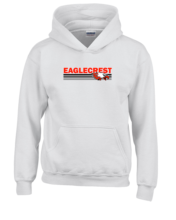 Eaglecrest HS Football Stripes - Unisex Hoodie