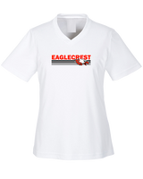 Eaglecrest HS Football Stripes - Womens Performance Shirt