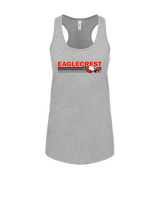 Eaglecrest HS Football Stripes - Womens Tank Top
