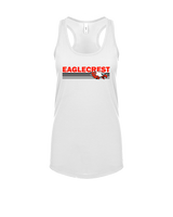Eaglecrest HS Football Stripes - Womens Tank Top