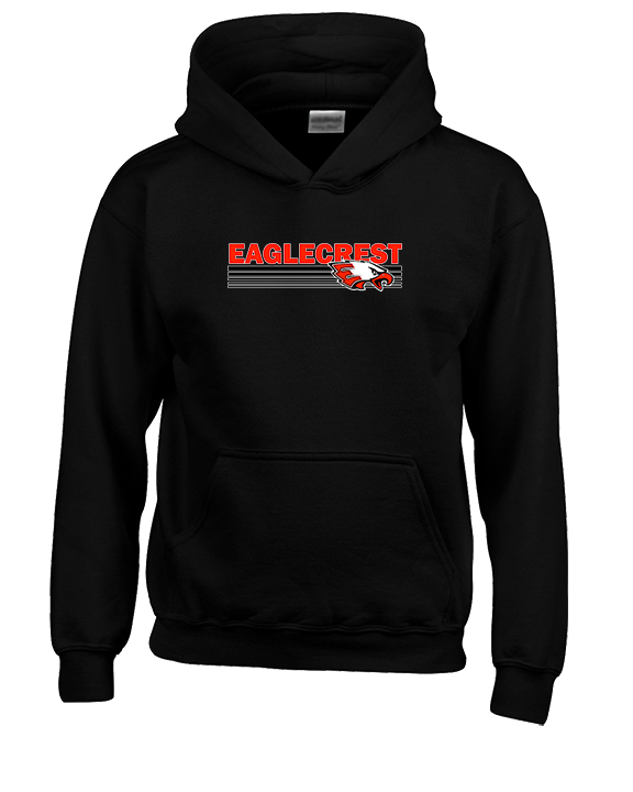 Eaglecrest HS Football Stripes - Youth Hoodie