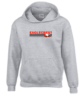 Eaglecrest HS Football Stripes - Youth Hoodie