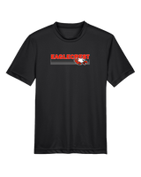 Eaglecrest HS Football Stripes - Youth Performance Shirt