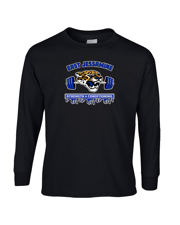 East Jessamine HS Barbell Club Logo 01 - Cotton Longsleeve