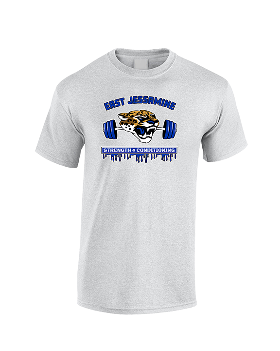 East Jessamine HS Barbell Club Logo 01 - Cotton T-Shirt