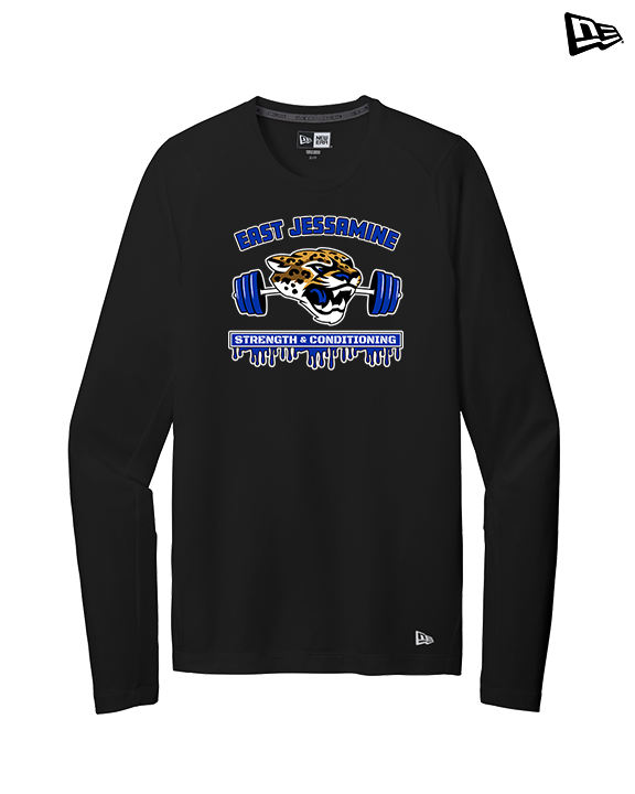 East Jessamine HS Barbell Club Logo 01 - New Era Performance Long Sleeve