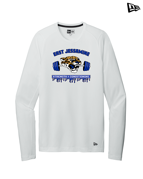 East Jessamine HS Barbell Club Logo 01 - New Era Performance Long Sleeve