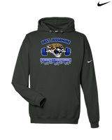 East Jessamine HS Barbell Club Logo 01 - Nike Club Fleece Hoodie