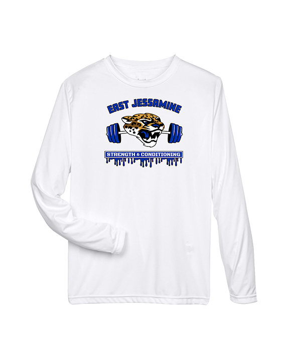 East Jessamine HS Barbell Club Logo 01 - Performance Longsleeve