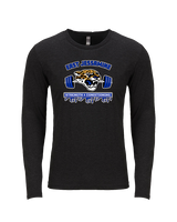 East Jessamine HS Barbell Club Logo 01 - Tri-Blend Long Sleeve