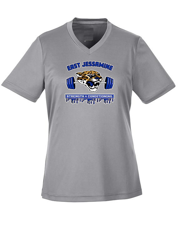 East Jessamine HS Barbell Club Logo 01 - Womens Performance Shirt