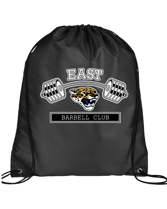 East Jessamine HS Barbell Club Logo 02 - Drawstring Bag