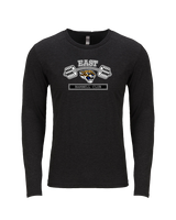 East Jessamine HS Barbell Club Logo 02 - Tri-Blend Long Sleeve