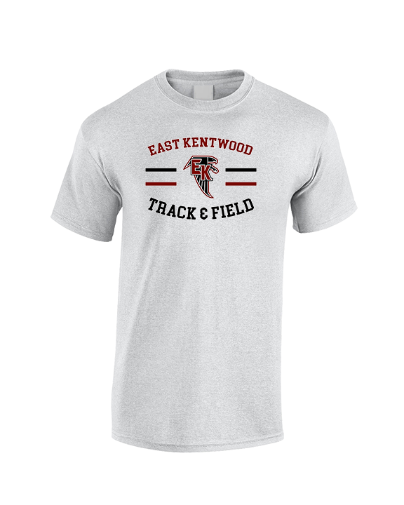 East Kentwood HS Track & Field Curve - Cotton T-Shirt