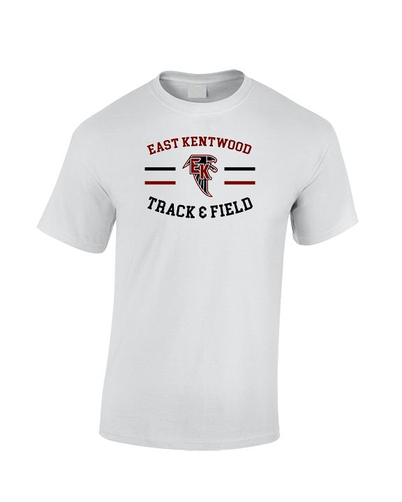 East Kentwood HS Track & Field Curve - Cotton T-Shirt