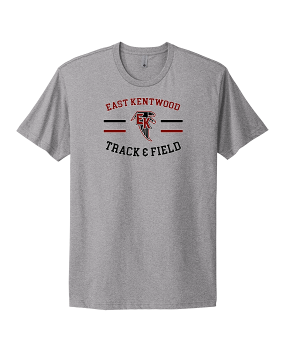 East Kentwood HS Track & Field Curve - Mens Select Cotton T-Shirt