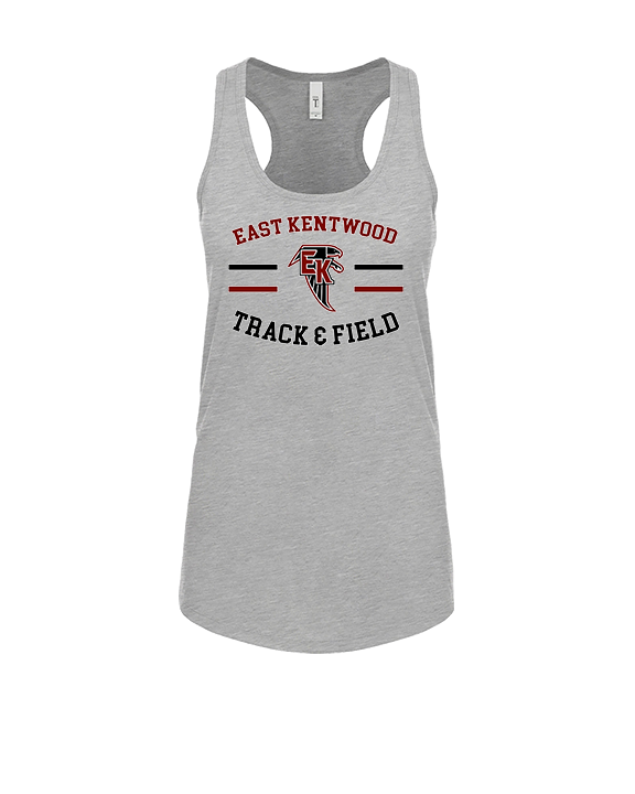 East Kentwood HS Track & Field Curve - Womens Tank Top