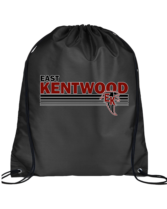 East Kentwood HS Track & Field Stripes - Drawstring Bag