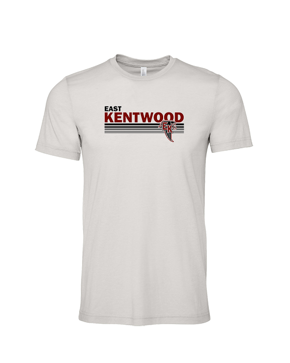 East Kentwood HS Track & Field Stripes - Tri-Blend Shirt