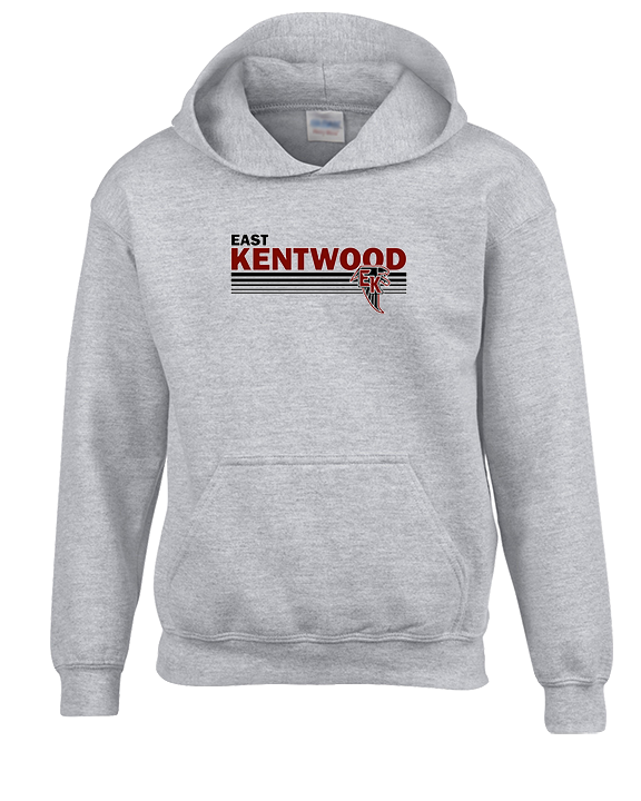 East Kentwood HS Track & Field Stripes - Youth Hoodie