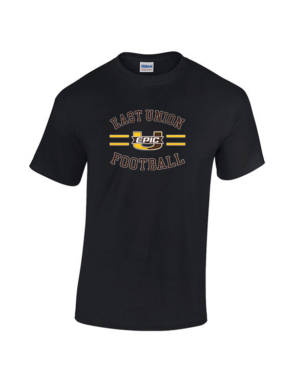 East Union HS Football Curve - Cotton T-Shirt