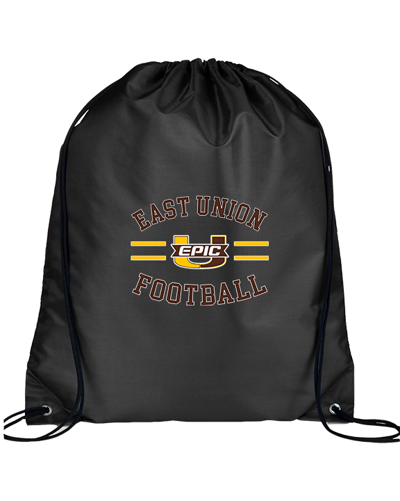 East Union HS Football Curve - Drawstring Bag