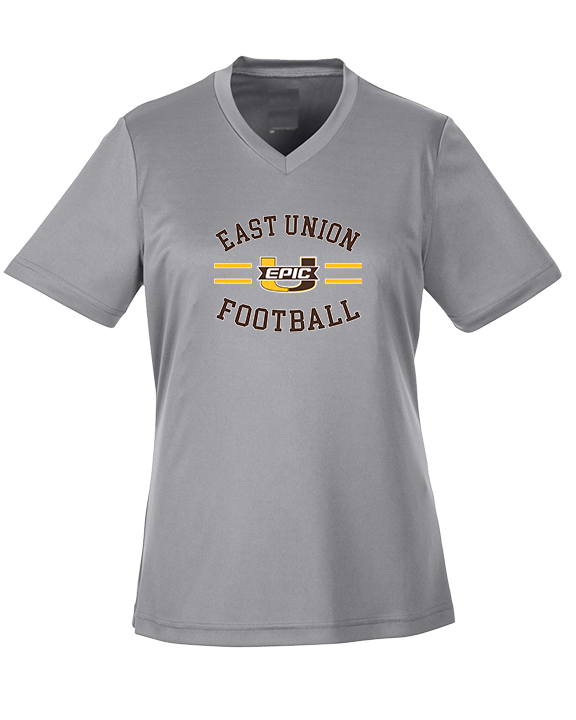 East Union HS Football Curve - Womens Performance Shirt
