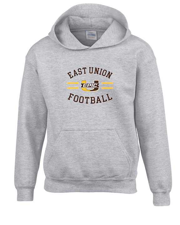East Union HS Football Curve - Youth Hoodie