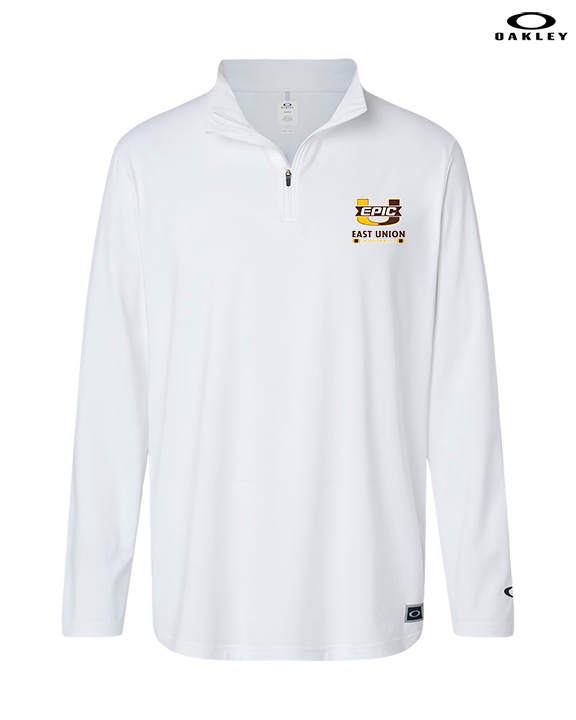 East Union HS Football Stacked - Mens Oakley Quarter Zip