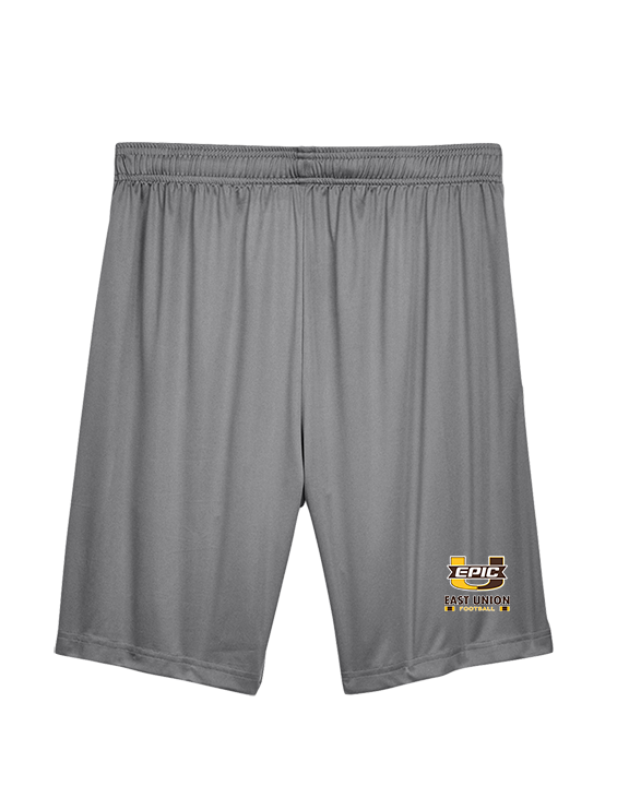 East Union HS Football Stacked - Mens Training Shorts with Pockets