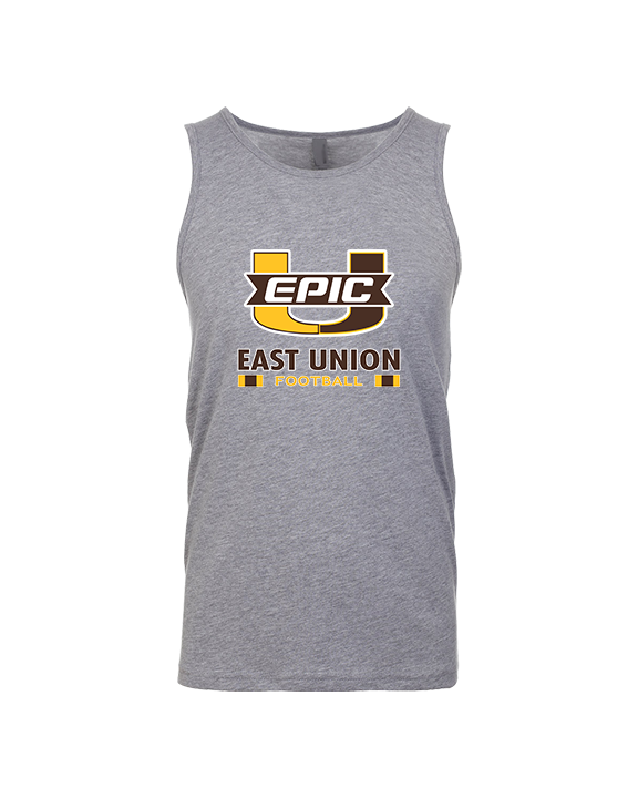 East Union HS Football Stacked - Tank Top
