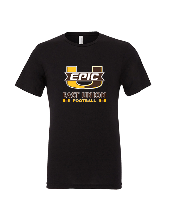 East Union HS Football Stacked - Tri-Blend Shirt
