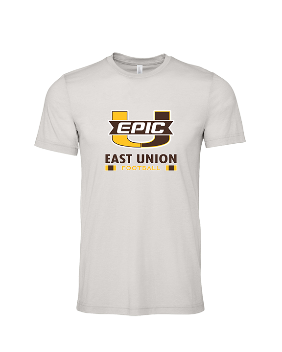 East Union HS Football Stacked - Tri-Blend Shirt