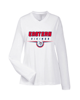 Eastern Vikings Football Design - Womens Performance Longsleeve