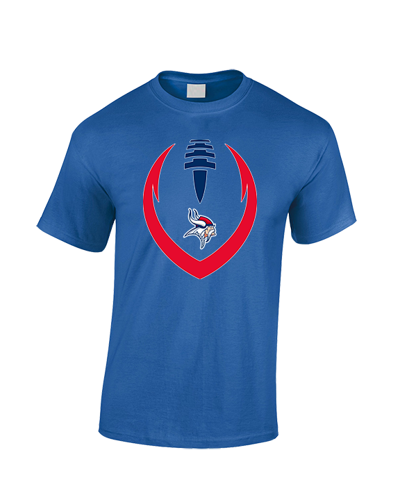 Eastern Vikings Football Full Football - Cotton T-Shirt