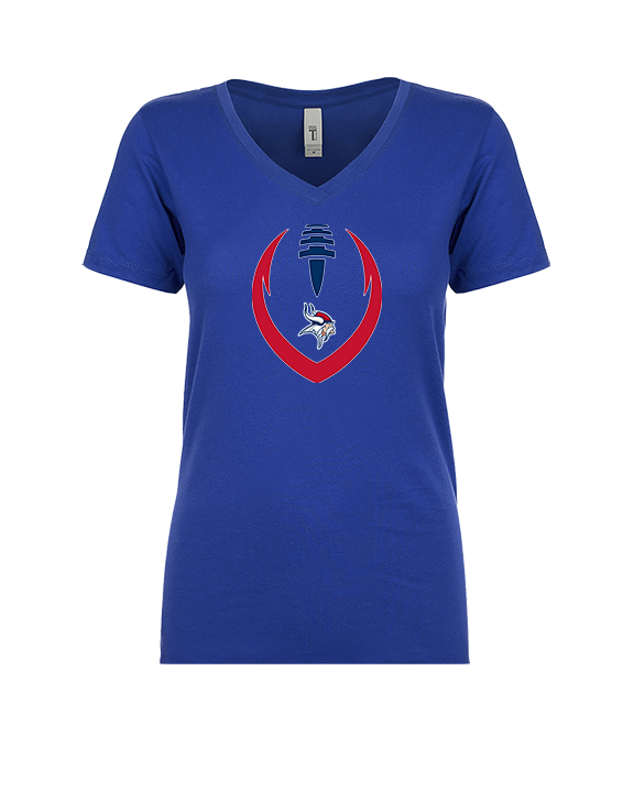 Eastern Vikings Football Full Football - Womens Vneck