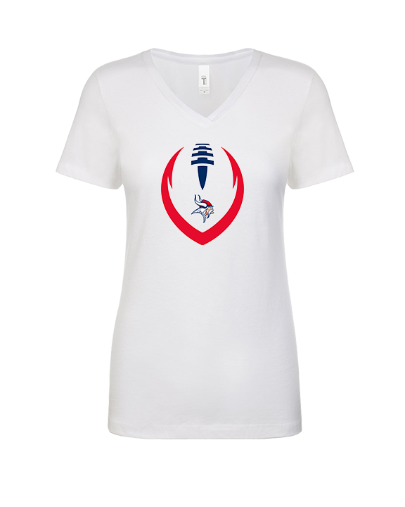 Eastern Vikings Football Full Football - Womens Vneck