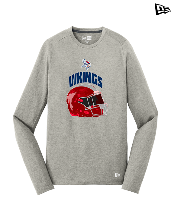 Eastern Vikings Football Helmet - New Era Performance Long Sleeve